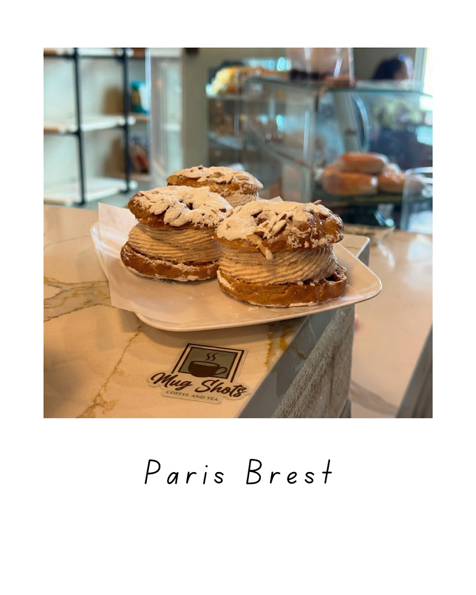 Fresh Paris-Brest pastry